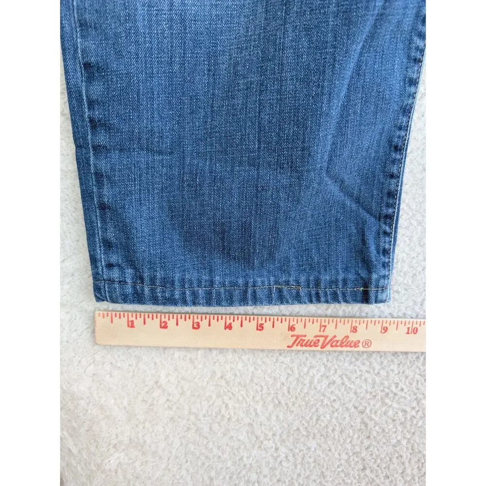 Lucky Brand 363 Straight Jeans Mens 38x24 Denim Medium Wash 5 Pocket